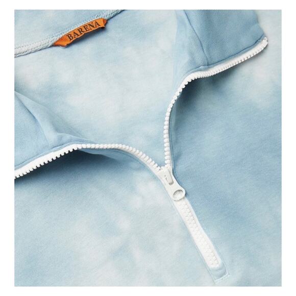 NWT Mr. Porter Barena Calenda Half-Zip Sweatshirt Blue - Picture 3 of 12